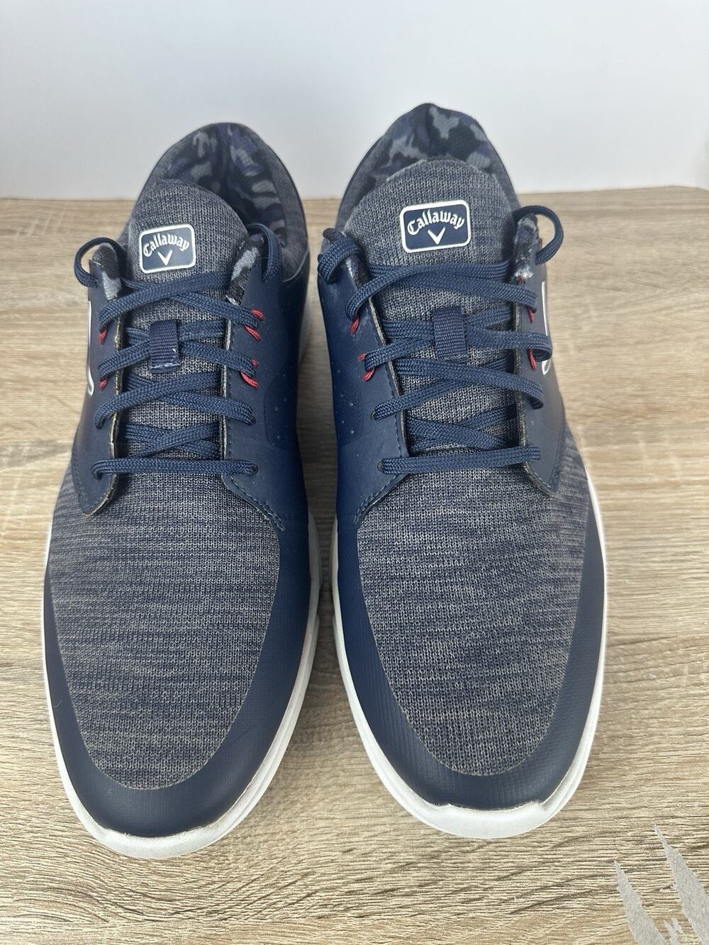 Callaway CG401NV Golf Shoes Men’s US 12 D Navy Gray Spikeless Forged Foam